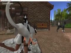 Farm sex with animal and a nasty cowgirl